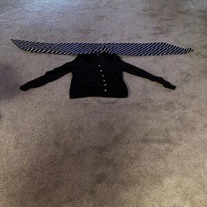 Lauren Ralph Lauren Black Button Down Shirt